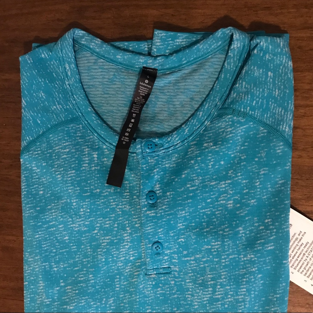 Lululemon Men’s Metal Vent Tech Henley NWT